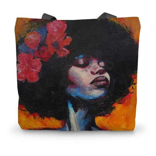 Lost In Music | Stylised Portraits | Canvas Tote Bag