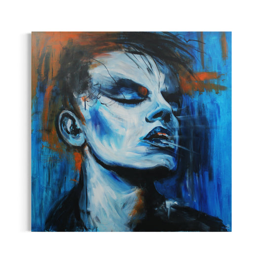 Breath of Winter | Stylised portrait | Original Painting | Unframed