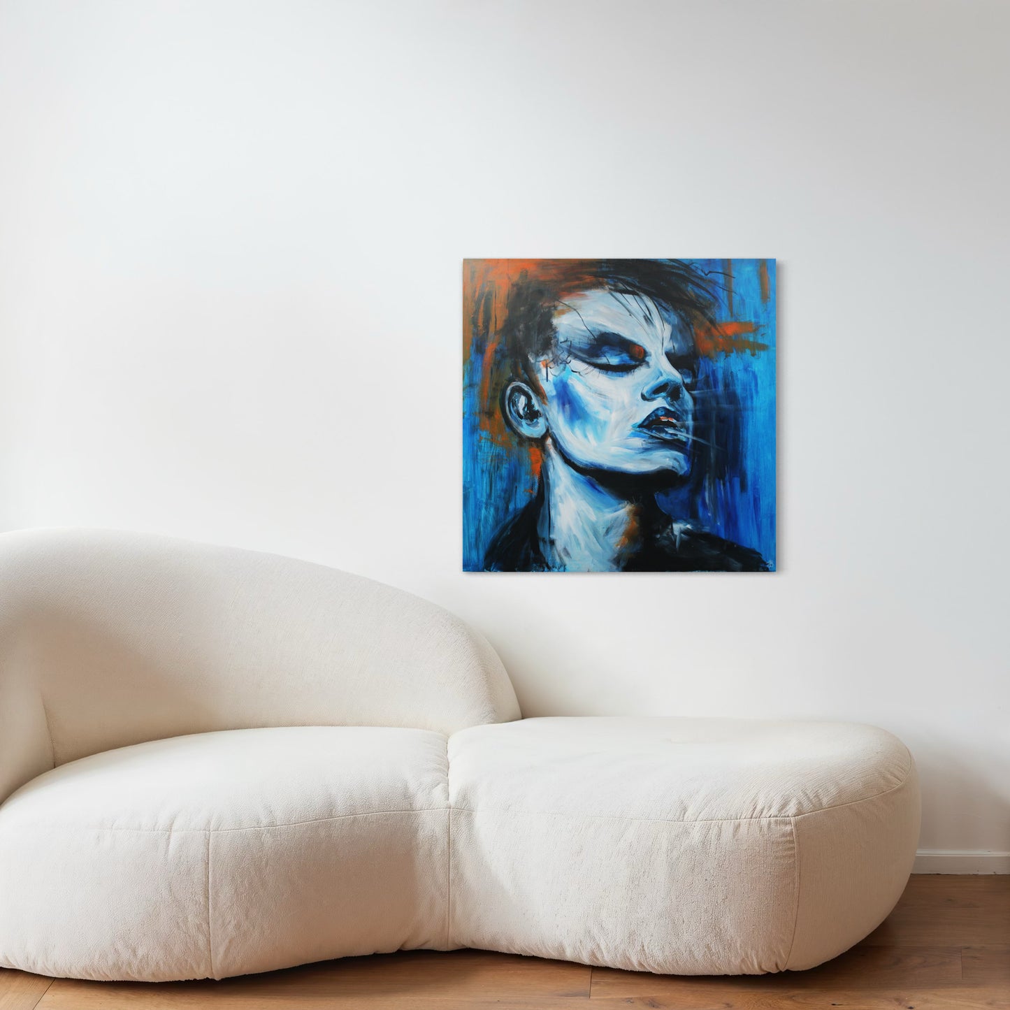 Breath of Winter | Stylised portrait | Original Painting | Unframed