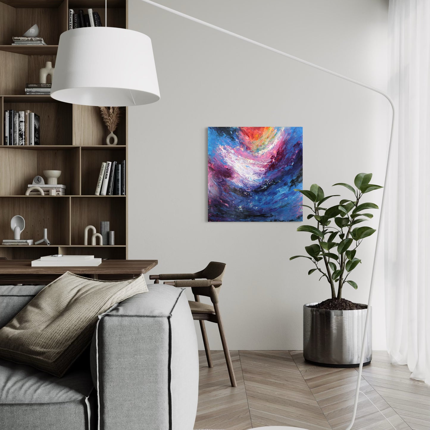 Dance Of Shadows | Landscape | Original Painting | Unframed