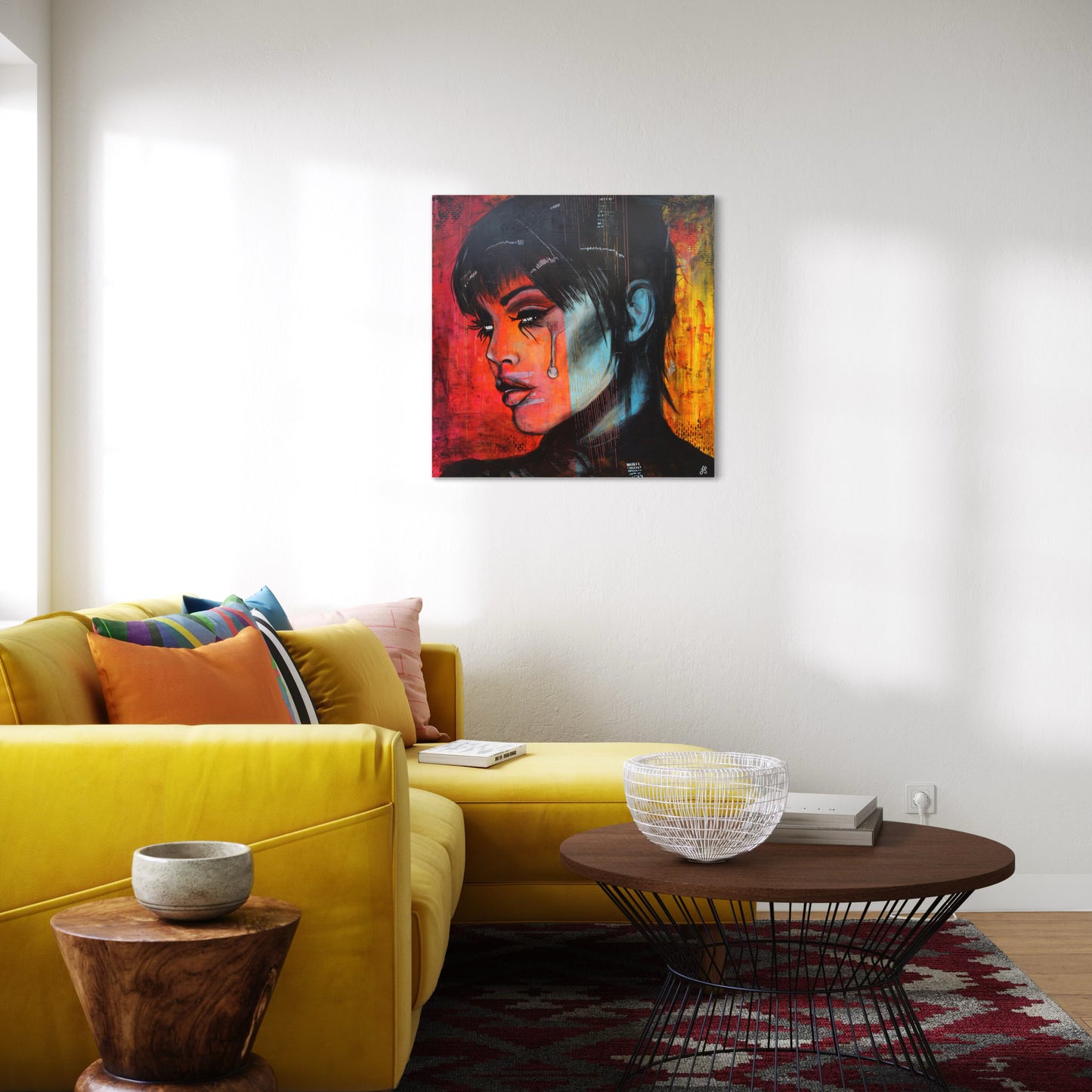 No Crown Needed 02 | Stylised portrait | Original Painting | Acrylic on Board | Unframed