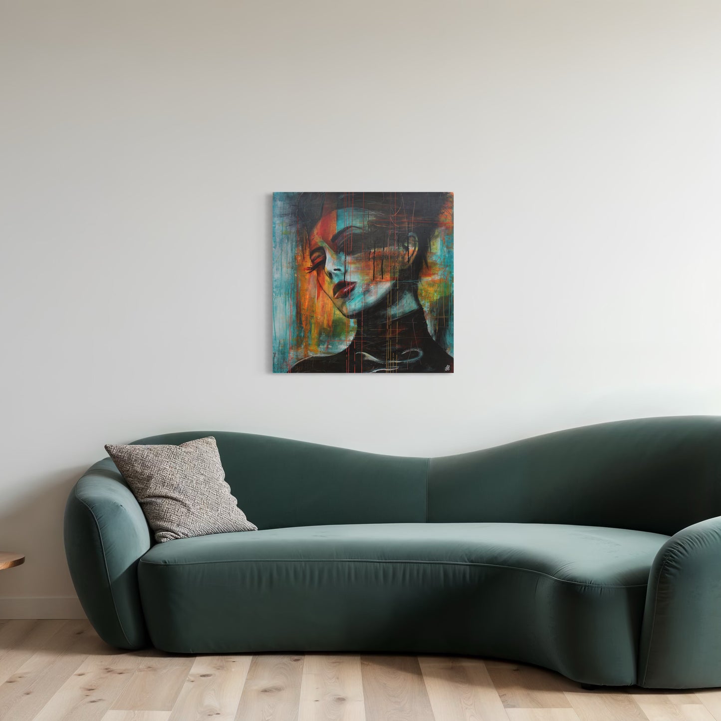 No Crown Needed 03 | Stylised portrait | Original Painting | Acrylic on Board | Unframed