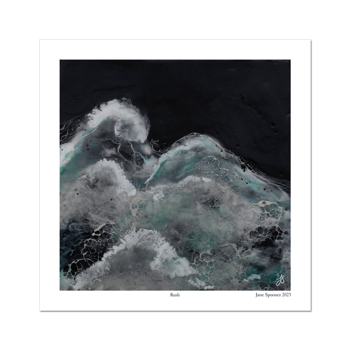 Rush Fine | Seascape | Fine Art Print | Unframed - Jane Spooner Artist
