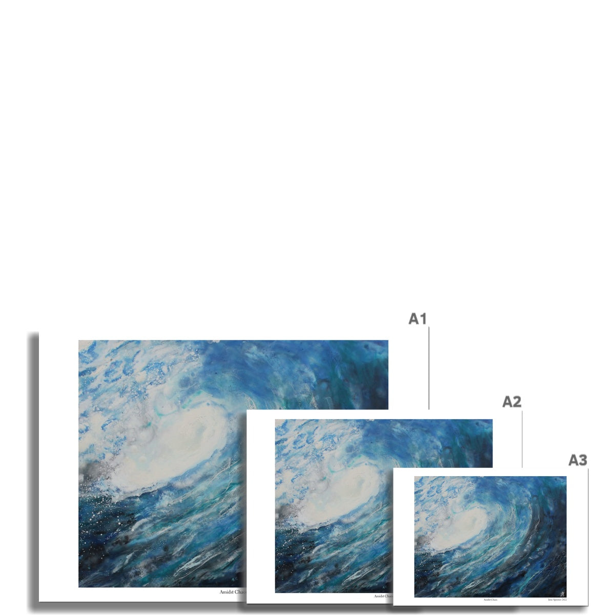 Amidst Chaos | Seascape | Fine Art Print | Unframed - Jane Spooner Artist