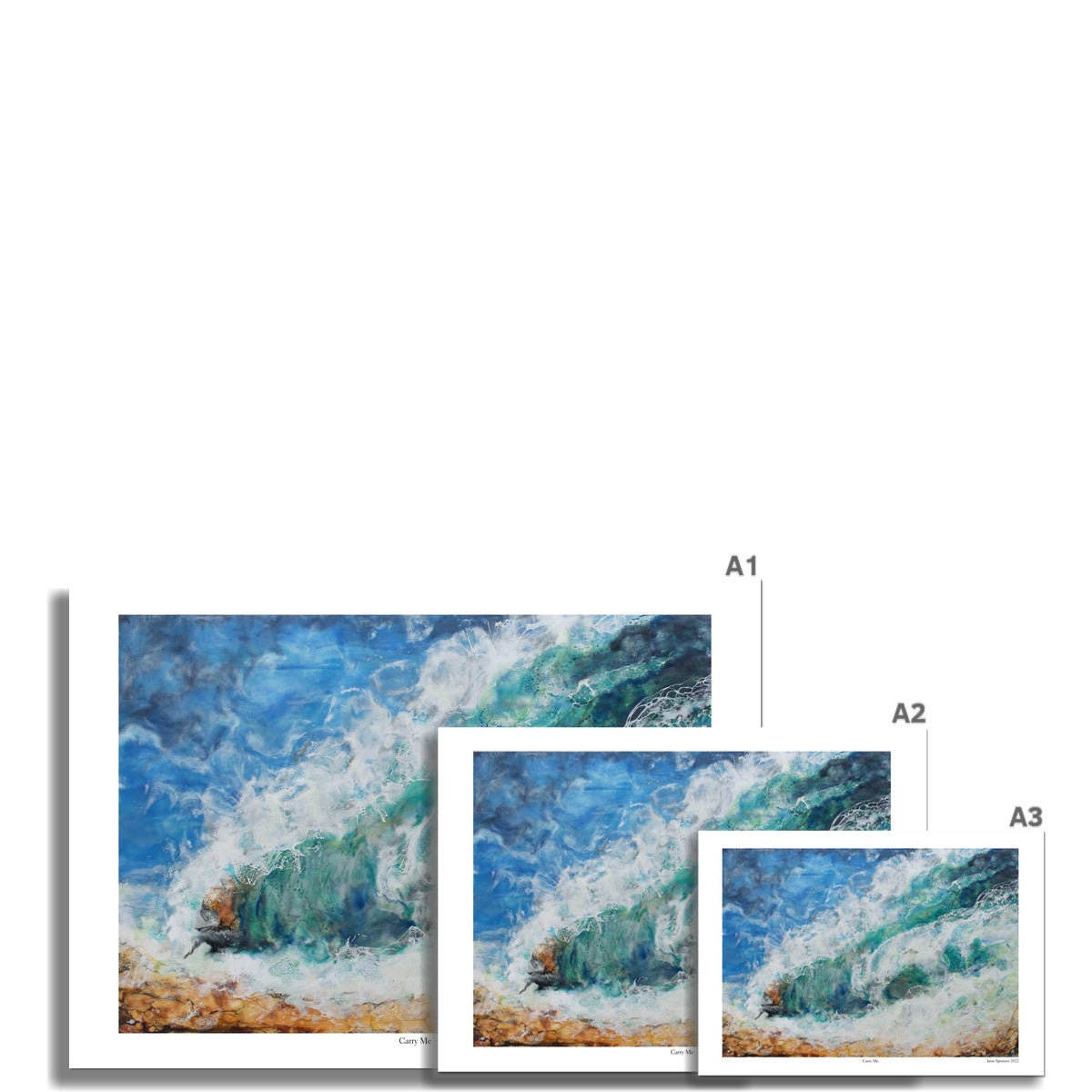 Carry Me | Seascape | Fine Art Print | Unframed - Jane Spooner Artist