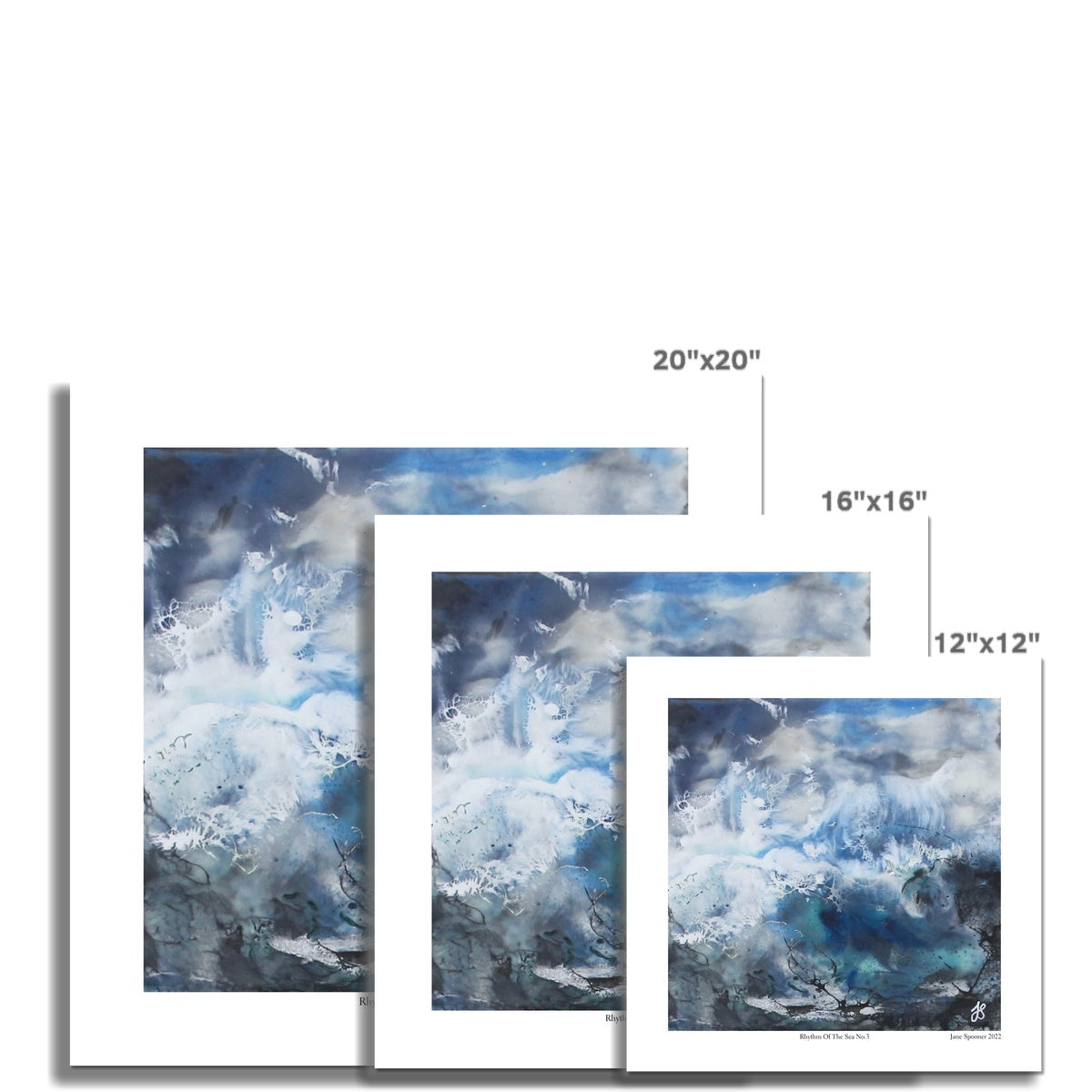 Rhythm Of The Sea No.3 | Seascape | Fine Art Print | Unframed - Jane Spooner Artist