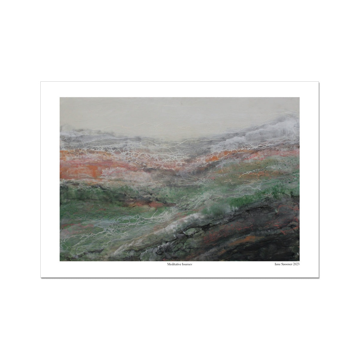 Meditative Journey | Landscape | Fine Art Print | Unframed - Jane Spooner Artist