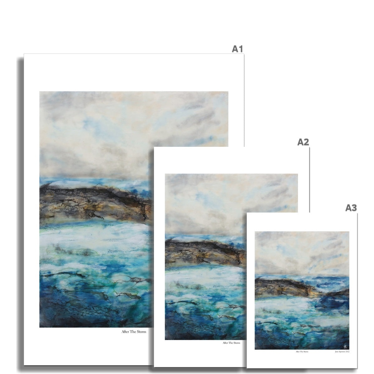 After The Storm | Seascape | Fine Art Print | Unframed - Jane Spooner Artist
