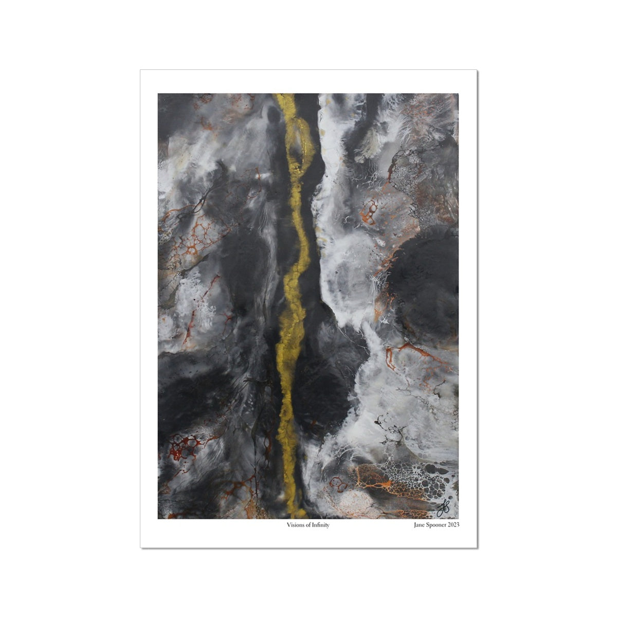 Visions of Infinity | Abstract  | Fine Art Print | Unframed - Jane Spooner Artist