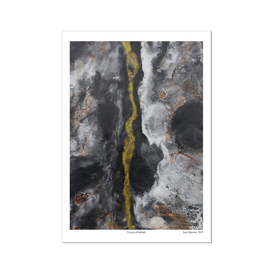 Visions of Infinity | Abstract  | Fine Art Print | Unframed - Jane Spooner Artist