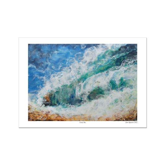 Carry Me | Seascape | Fine Art Print | Unframed - Jane Spooner Artist