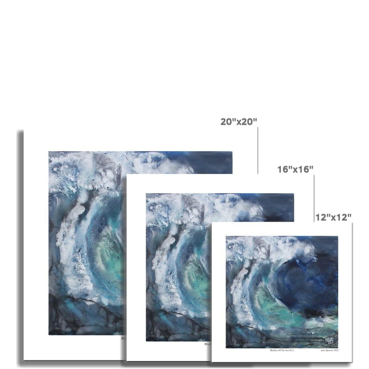 Rhythm Of The Sea No.2 | Seascape | Fine Art Print | Unframed - Jane Spooner Artist