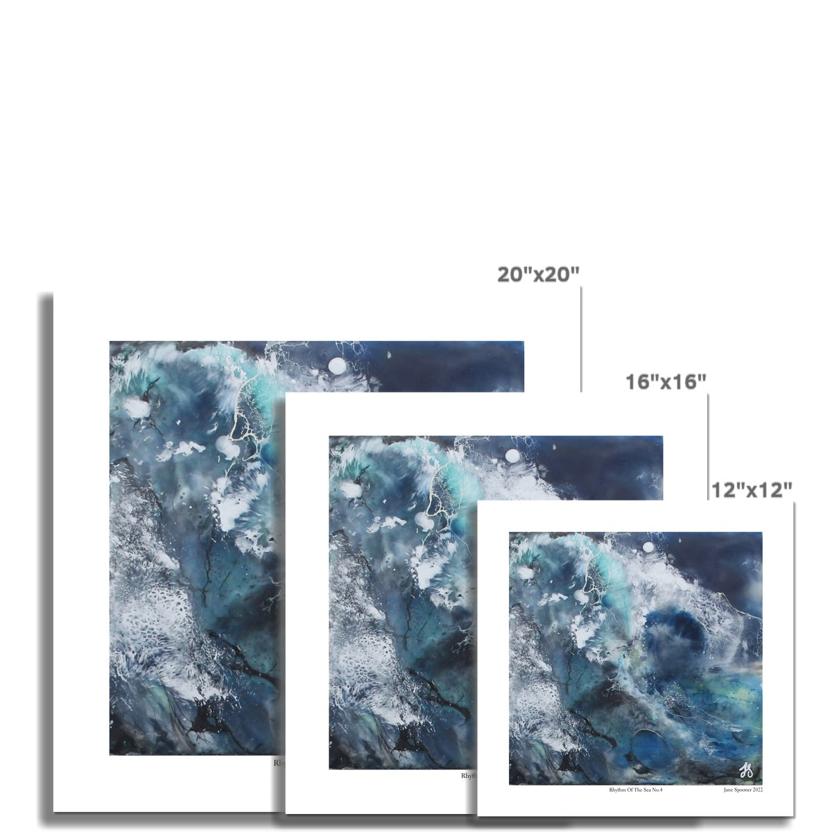 Rhythm Of The Sea No.4 | Seascape | Fine Art Print | Unframed - Jane Spooner Artist