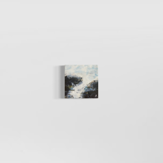 I Am The Storm No.1 | Seascape | Original Encaustic Painting | Unframed - Jane Spooner Artist
