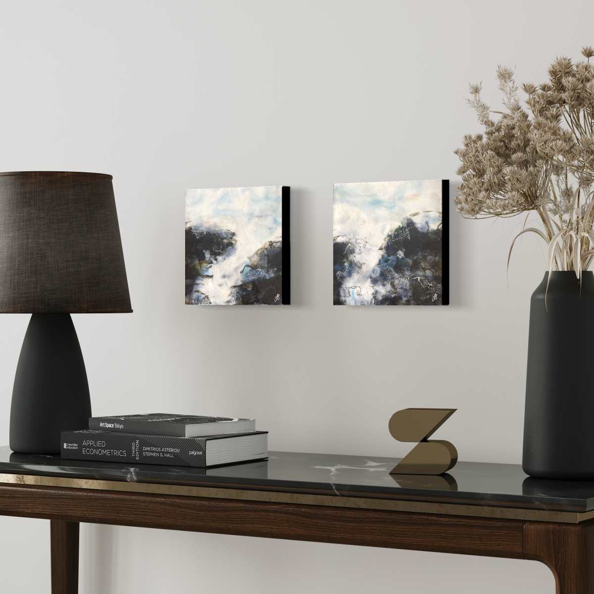I Am The Storm No.2 | Seascape | Original Encaustic Painting | Unframed - Jane Spooner Artist