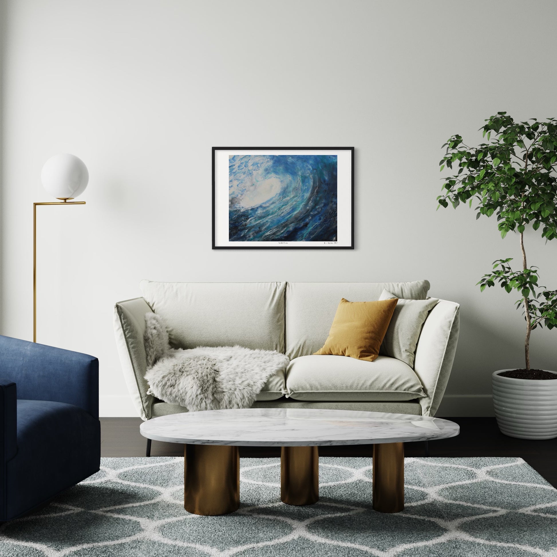 Amidst Chaos | Seascape | Fine Art Print | Unframed - Jane Spooner Artist