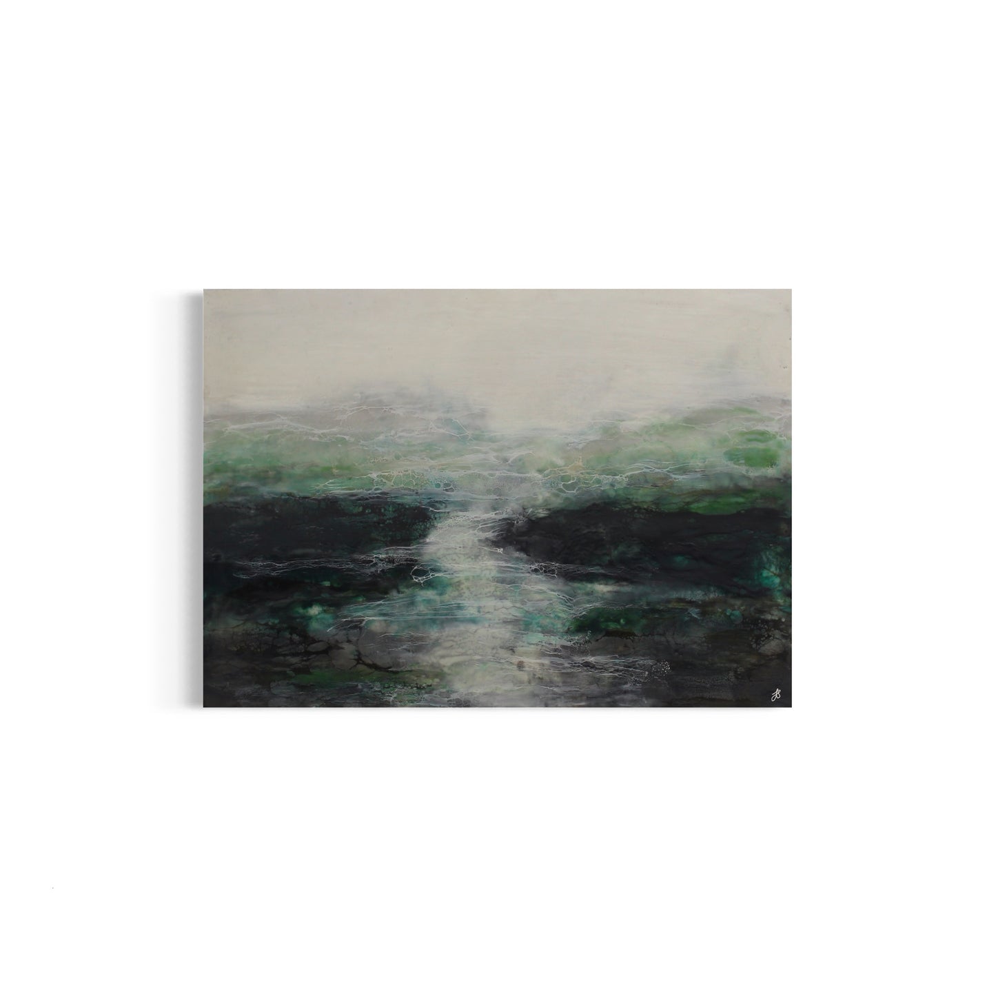 Awakening | Landscape | Original Encaustic Painting | Unframed