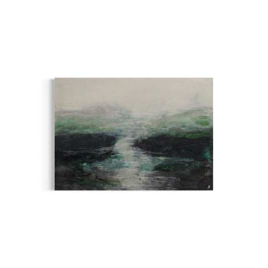 Awakening | Landscape | Original Encaustic Painting | Unframed