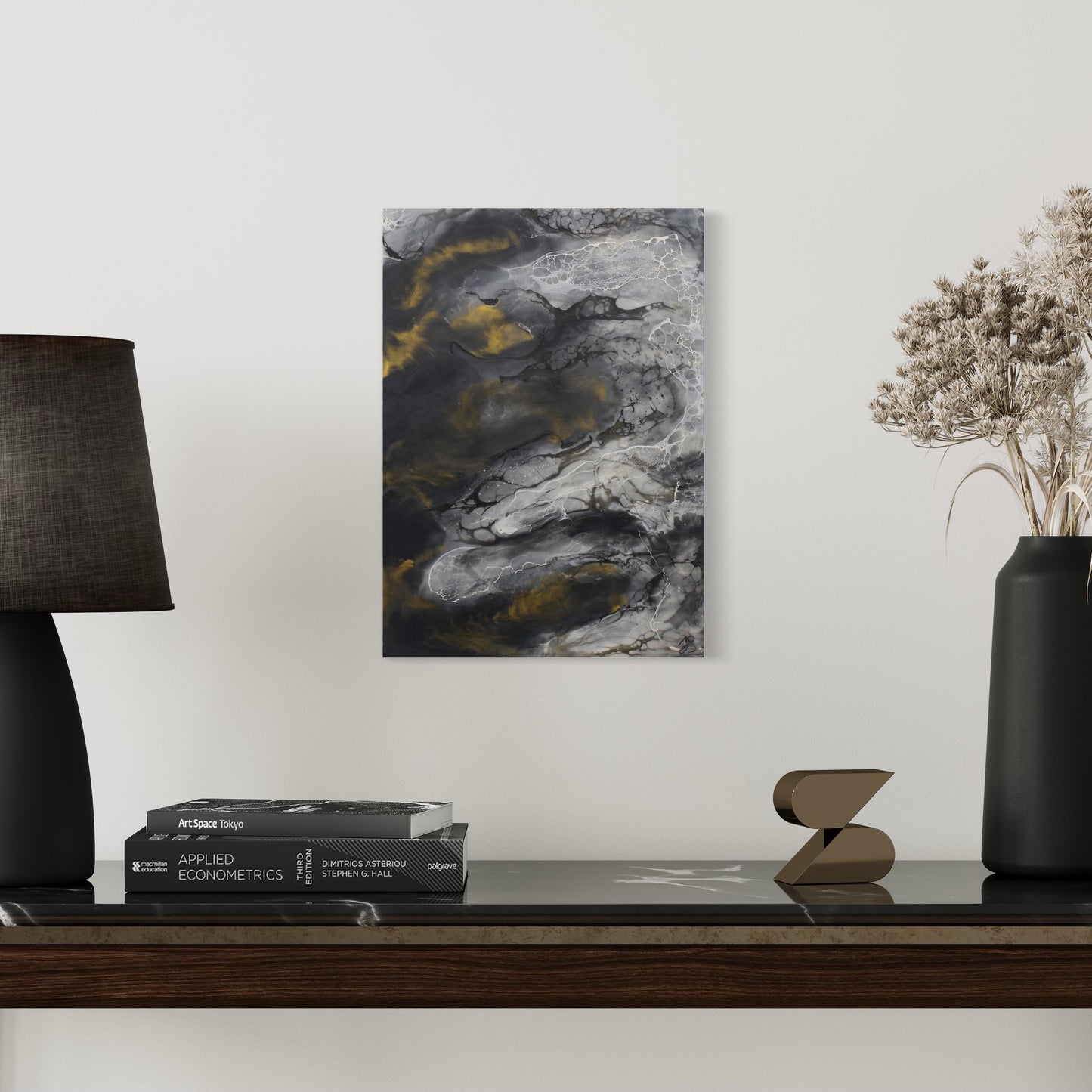 Serene Contemplation | Abstract | Original Encaustic Painting | Unframed