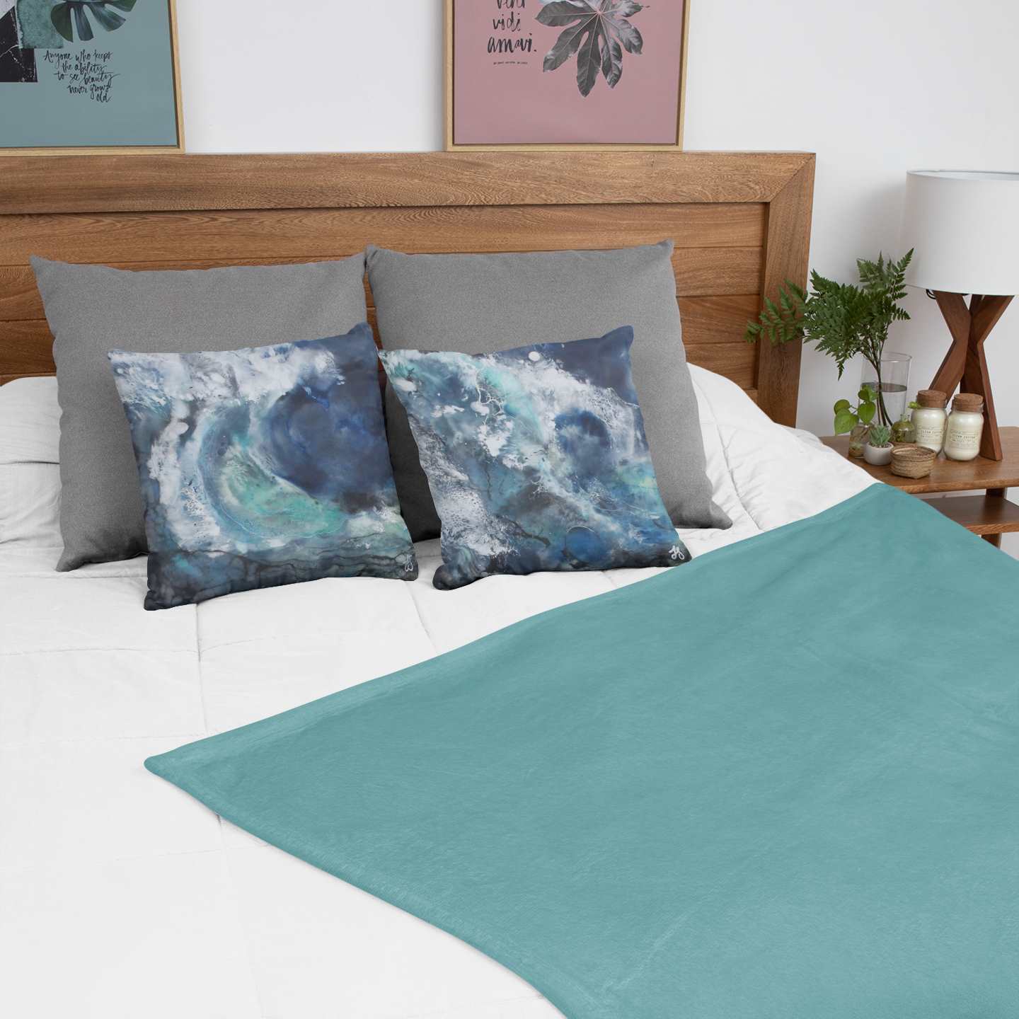 Rhythm Of The Sea No.2 | Seascape | Cushion - Jane Spooner Artist