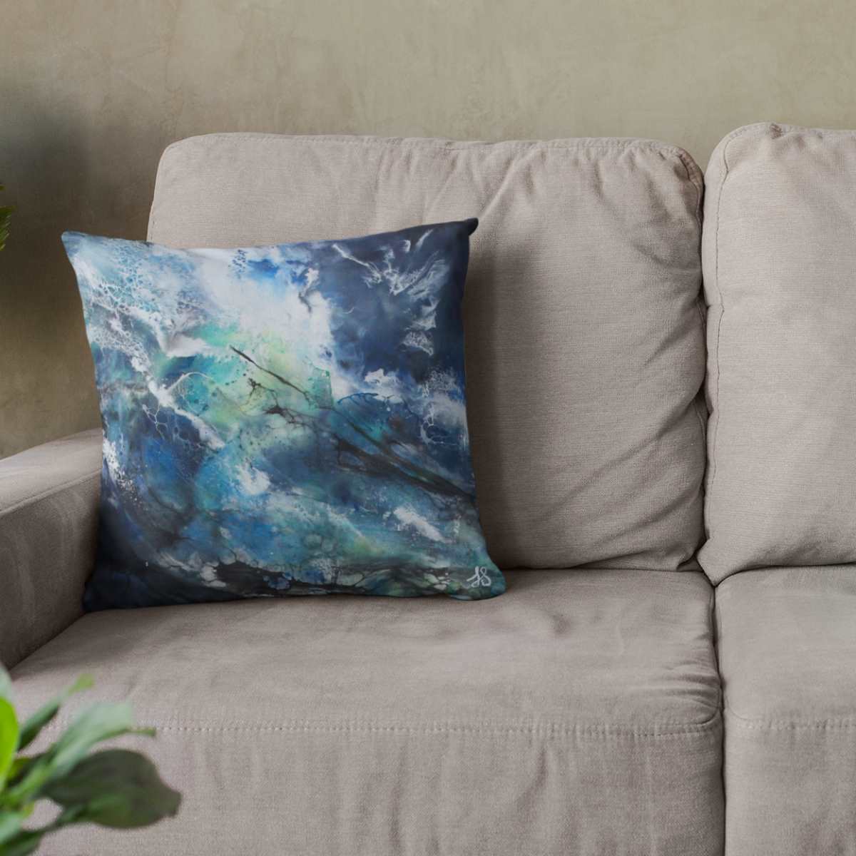 Rhythm Of The Sea No.5 | Seascape | Cushion - Jane Spooner Artist