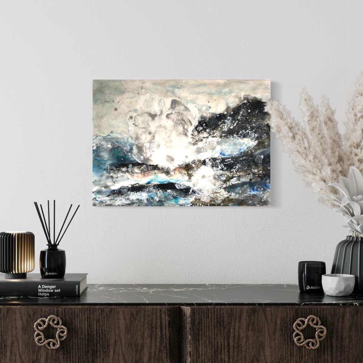 Weather The Storm | Original Encaustic Painting |Unframed - Jane Spooner Artist
