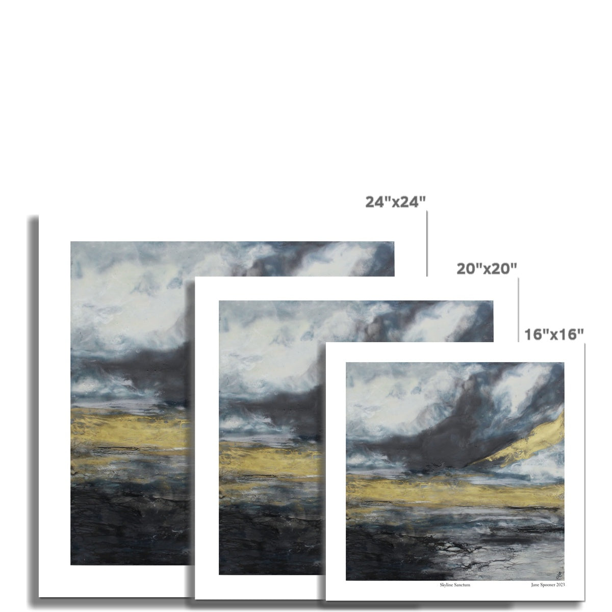 Skyline Sanctum | Seascape | Fine Art Print | Unframed - Jane Spooner Artist