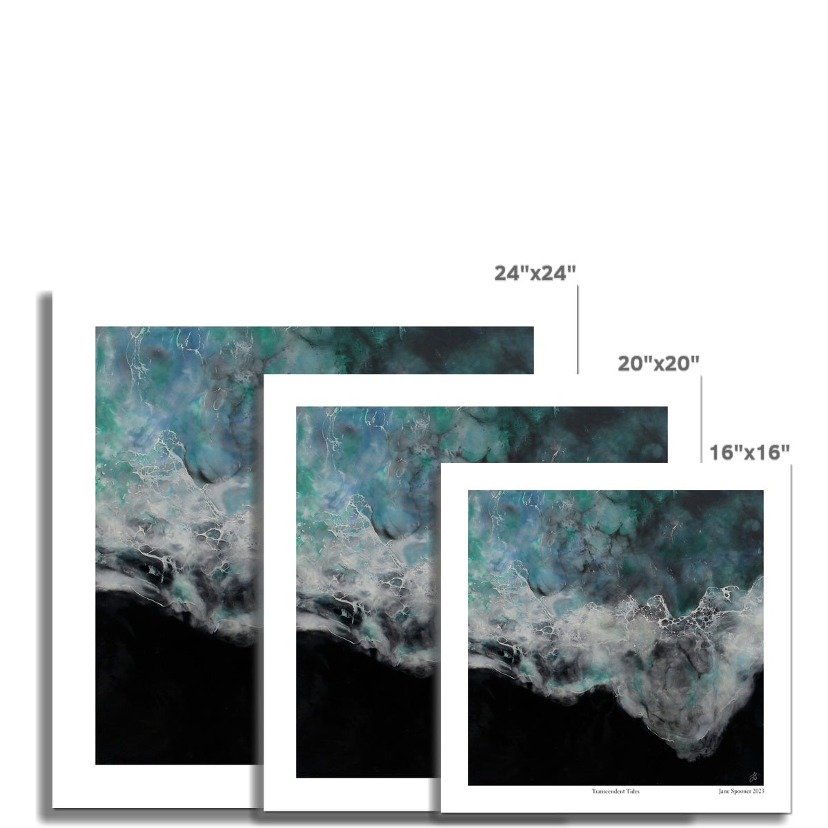 Transcendent Tides | Seascape | Fine Art Print | Unframed - Jane Spooner Artist