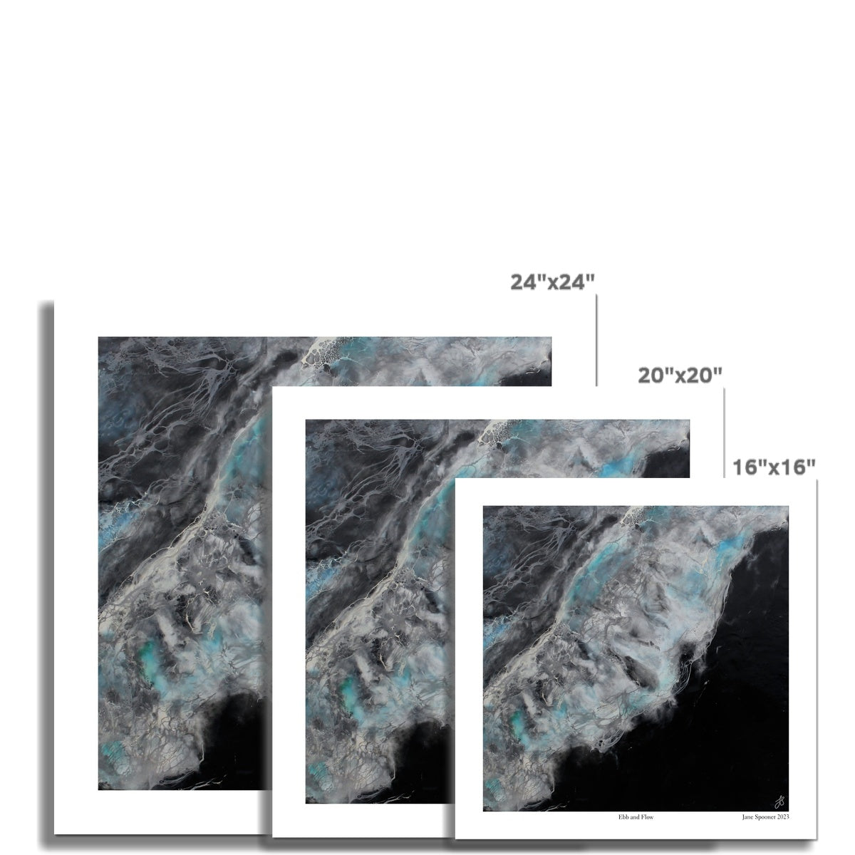 Ebb and Flow | Seascape | Fine Art Print | Unframed - Jane Spooner Artist