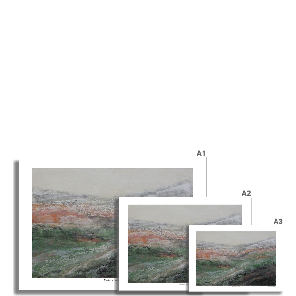 Meditative Journey | Landscape | Fine Art Print | Unframed - Jane Spooner Artist