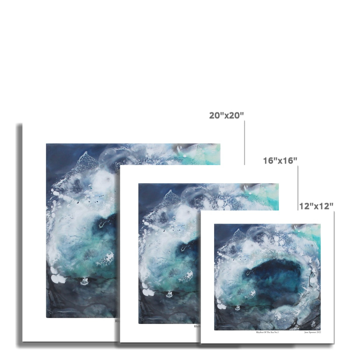 Rhythm Of The Sea No.1 | Seascape | Fine Art Print | Unframed - Jane Spooner Artist