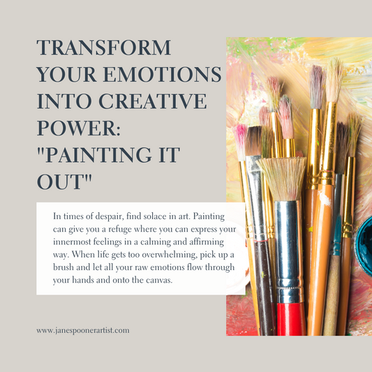 Transform Your Emotions into Creative Power: "Painting It Out" - Harnessing Raw Feelings for a Creative Outlet.