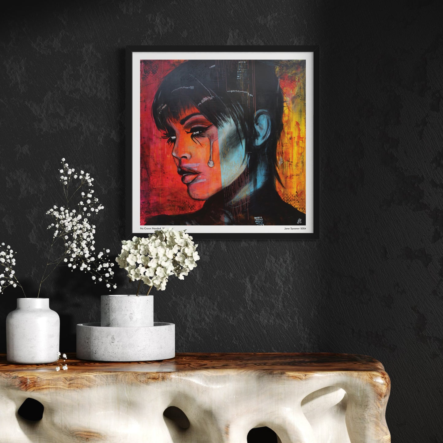 No Crown Needed 02 | Stylised Portraits | Fine Art Print | Unframed