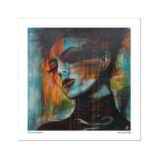 No Crown Needed 03 | Stylised Portraits | Fine Art Print | Unframed