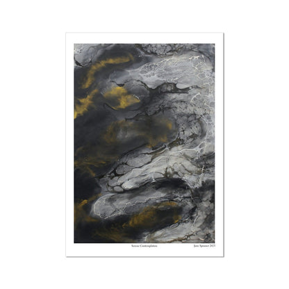 Serene Contemplation | Abstract  | Fine Art Print | Unframed - Jane Spooner Artist