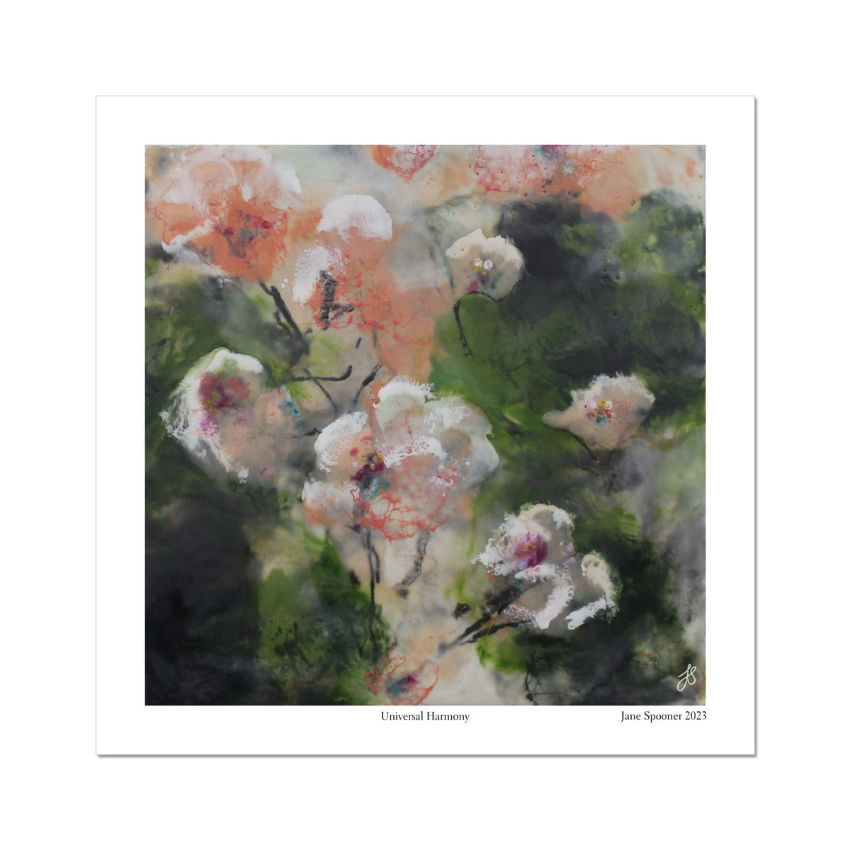Universal Harmony | Floral | Fine Art Print | Unframed - Jane Spooner Artist