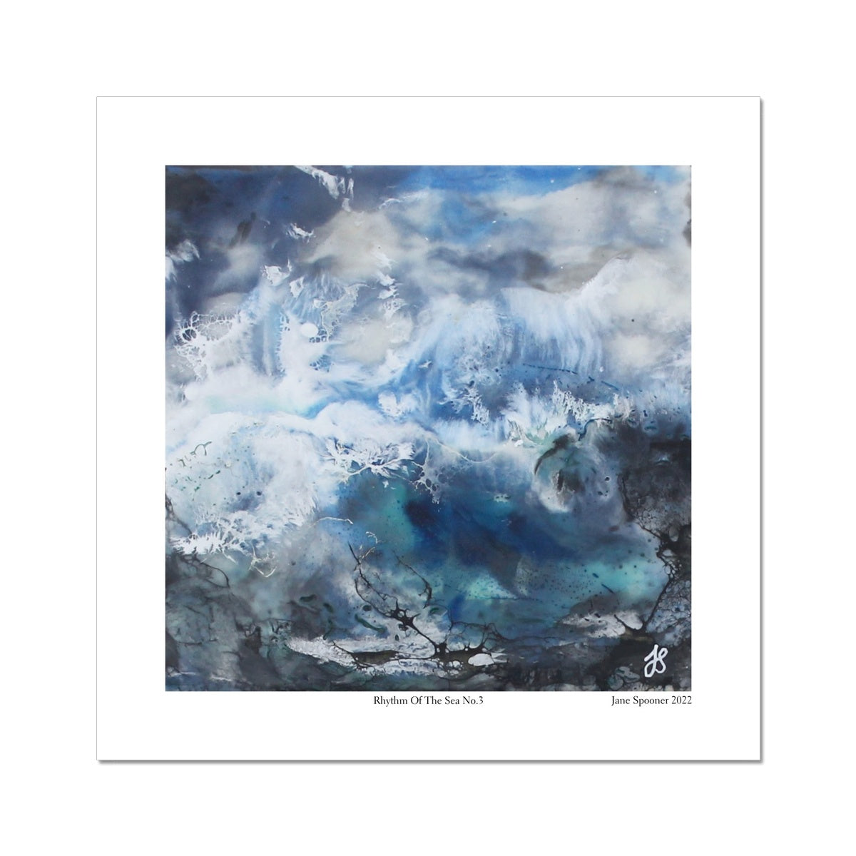 Rhythm Of The Sea No.3 | Seascape | Fine Art Print | Unframed - Jane Spooner Artist