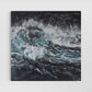 Dark Waves | Seascape | Original Encaustic Painting | Unframed - Jane Spooner Artist