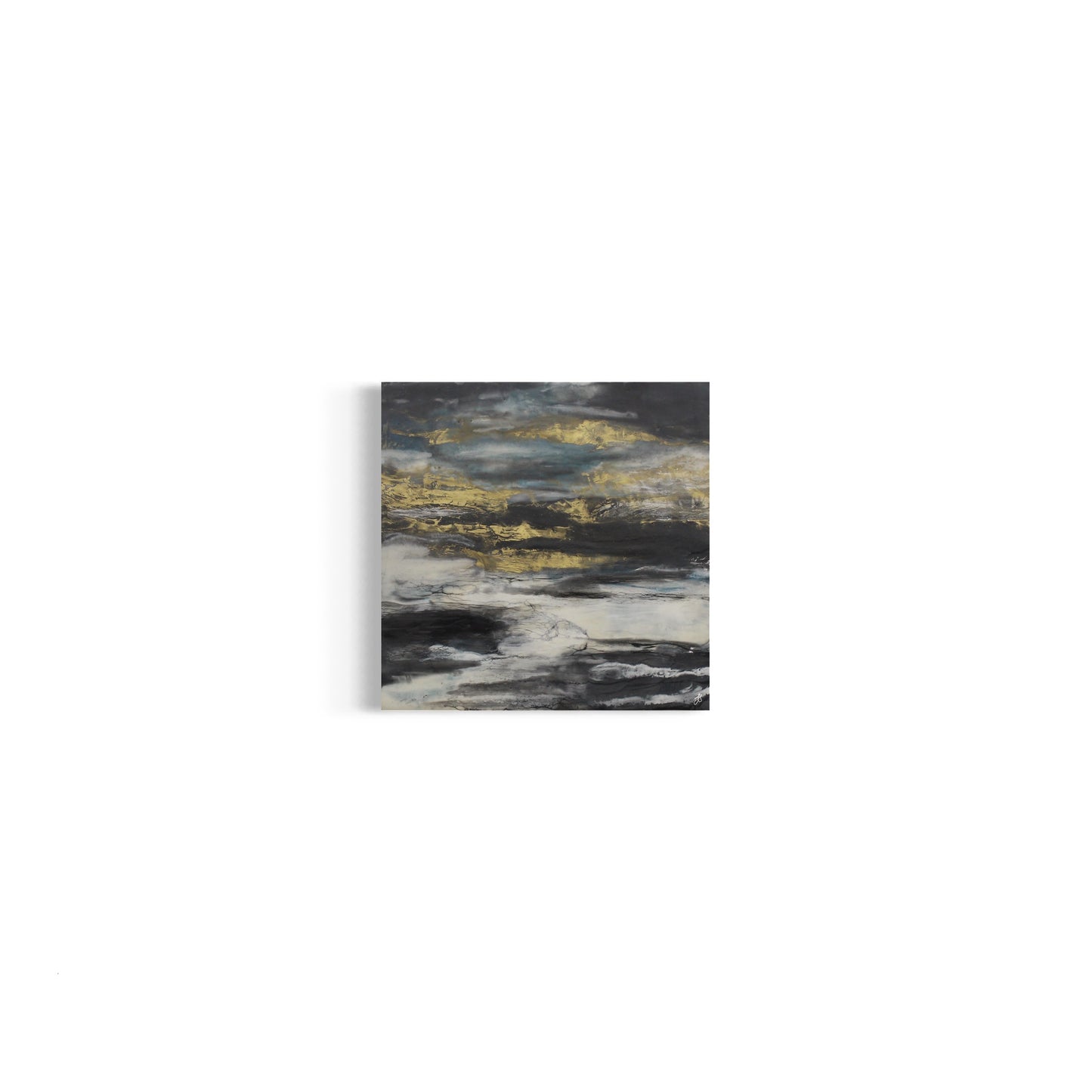 Enlightenment | Landscape | Original Encaustic Painting | Unframed