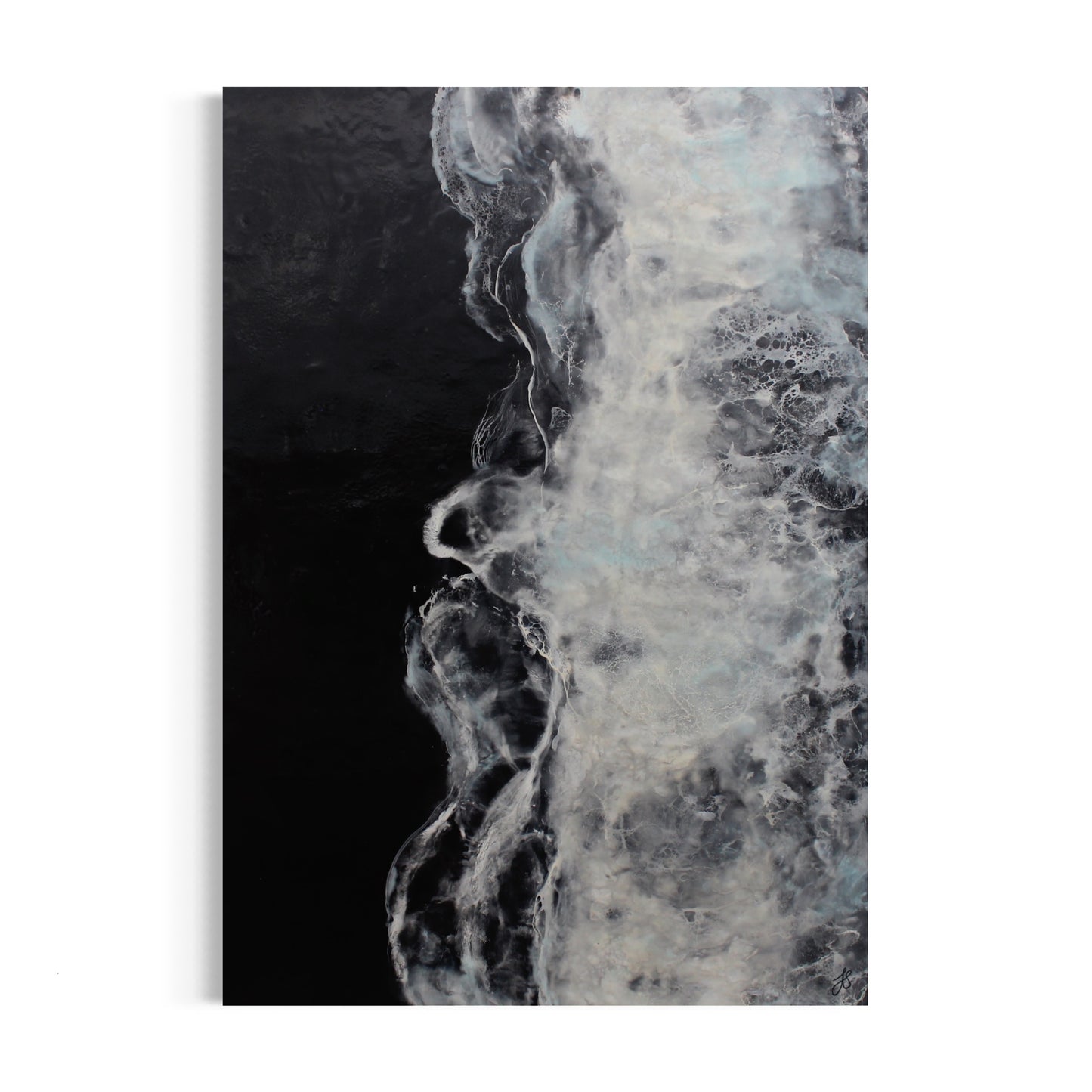 Equilibrium | Seascape | Original Encaustic Painting | Unframed