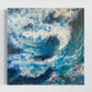 Tides Are Life | Seascape | Original Encaustic Painting | Unframed - Jane Spooner Artist