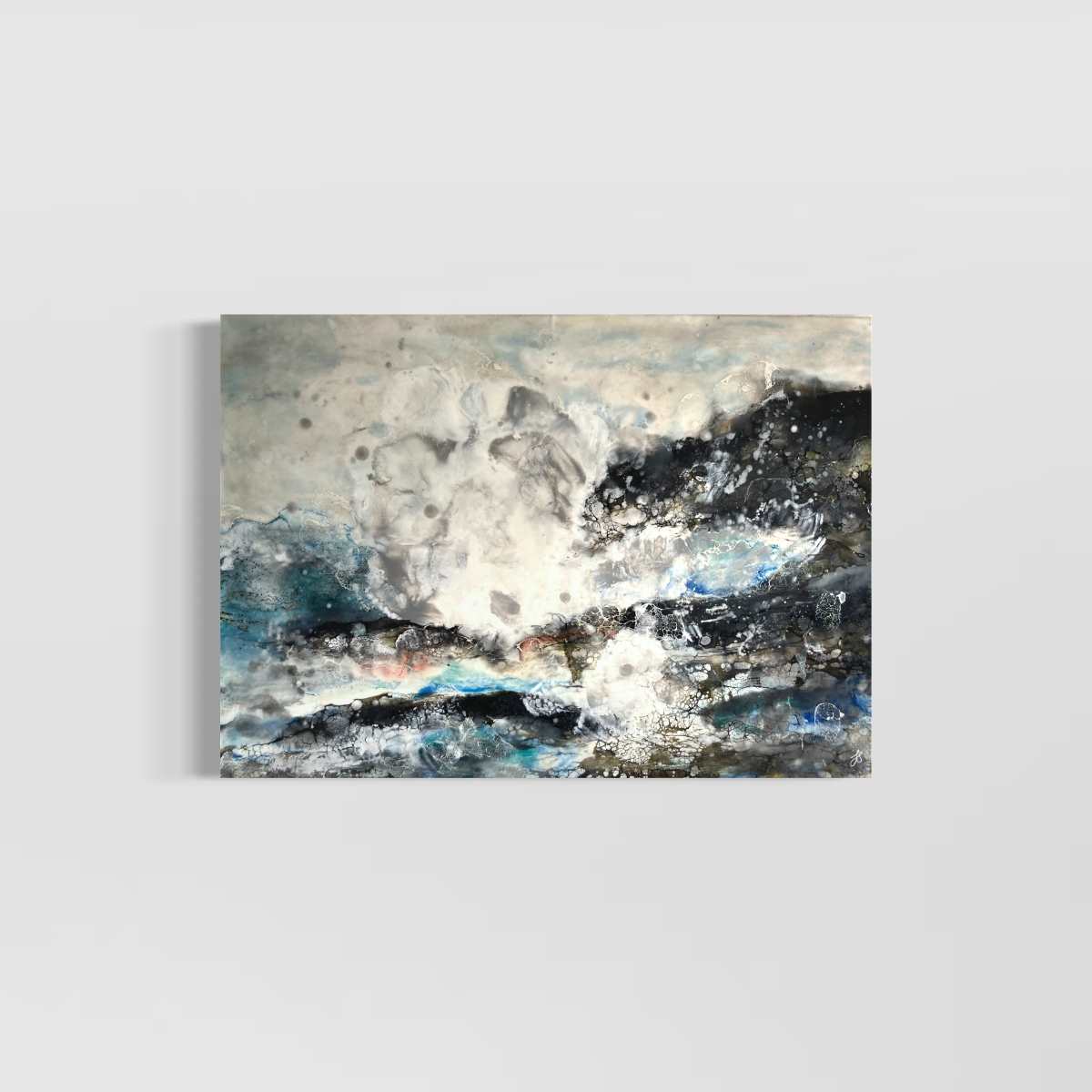 Weather The Storm | Original Encaustic Painting |Unframed - Jane Spooner Artist