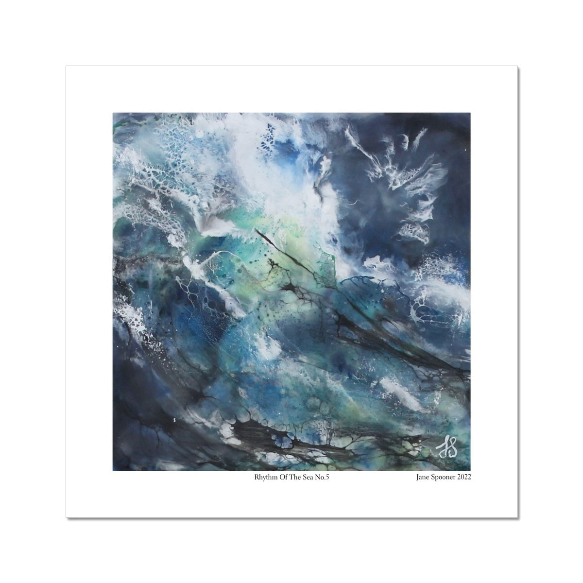 Rhythm Of The Sea No.5 | Seascape | Fine Art Print | Unframed - Jane Spooner Artist