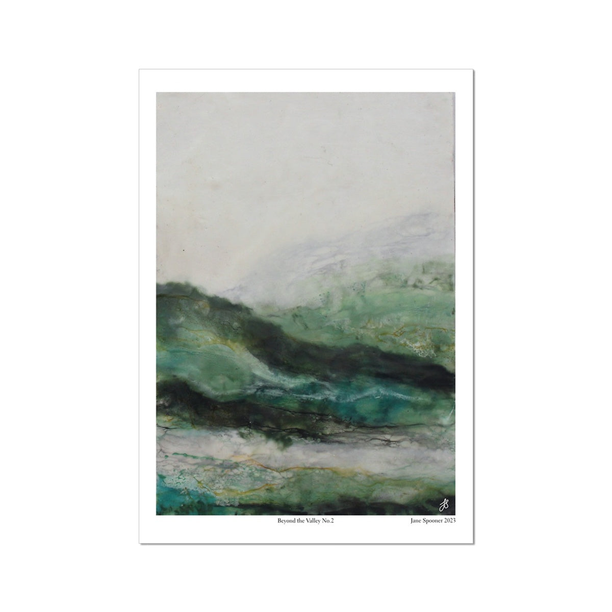 Beyond the Valley No.2 | Landscape | Fine Art Print | Unframed - Jane Spooner Artist