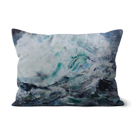 Troubled Water No.2 | Seascape | Cushion - Jane Spooner Artist