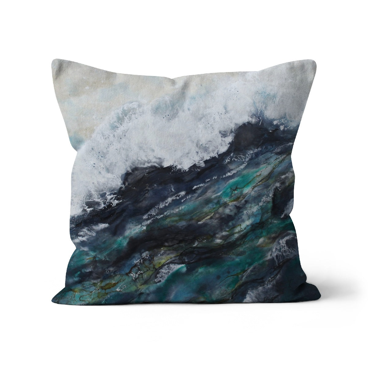 Never Underestimate | Seascape | Cushion - Jane Spooner Artist