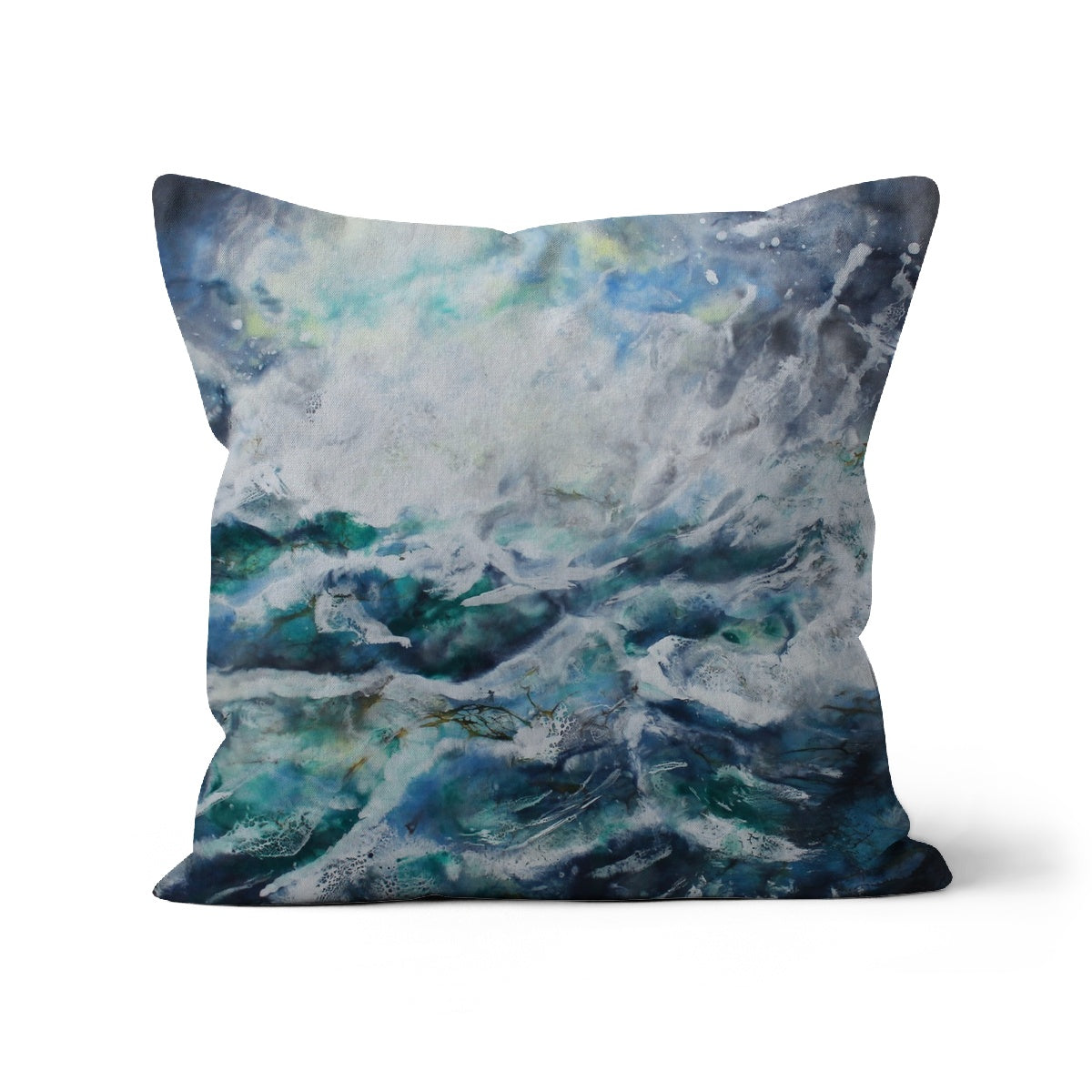 Troubled Water No.1 | Seascape | Cushion - Jane Spooner Artist
